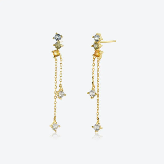 Find Your Calm: The Serene Power of Amethyst in Our Celestial Sparkle Drop Earrings