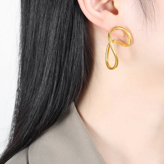 Ignite Your Weekend: Make a Dazzling Statement with Solar Flare Irregular Hoops